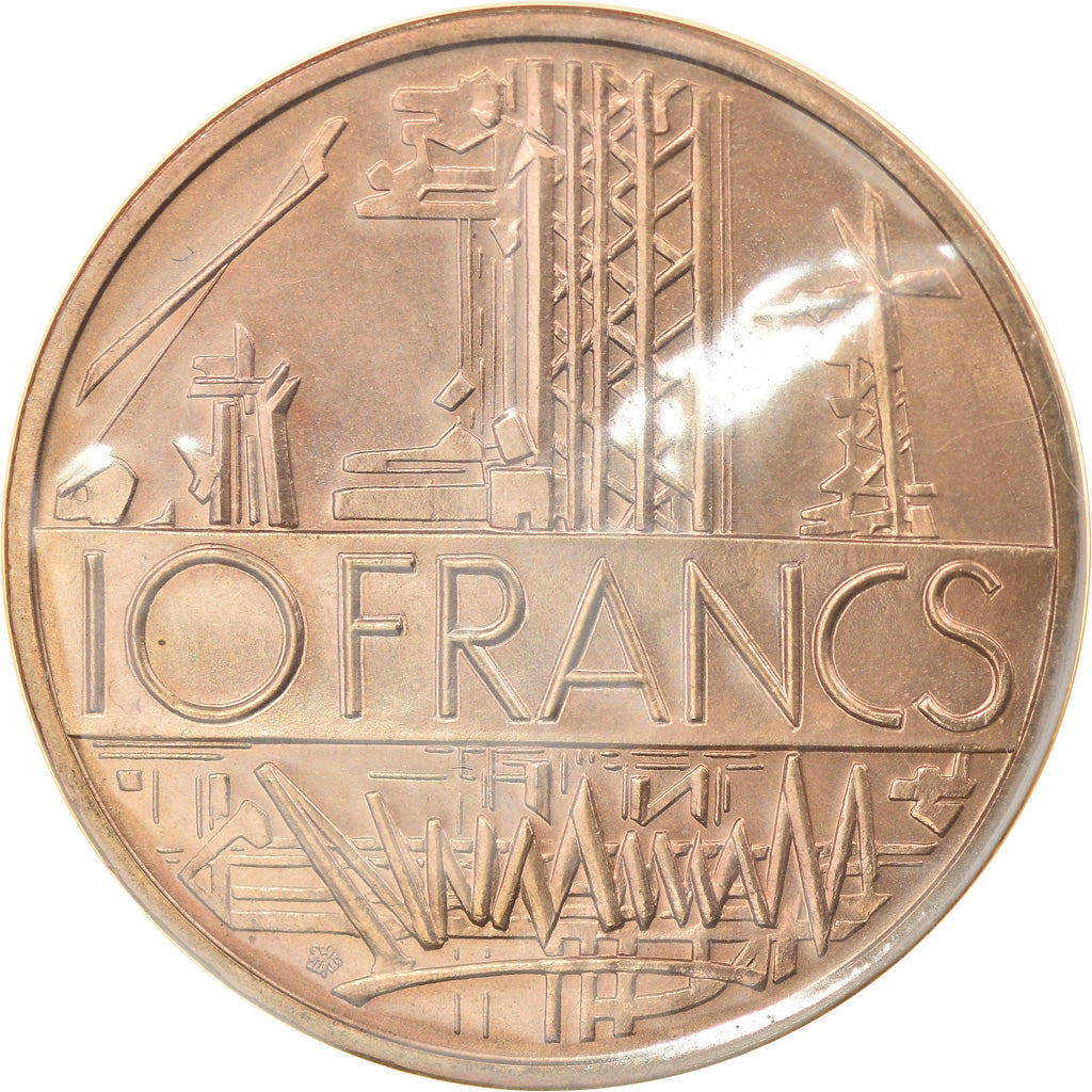 Coin, France, Mathieu, 10 Francs, 1984, Paris, FDC, MS(65-70), Nickel-brass