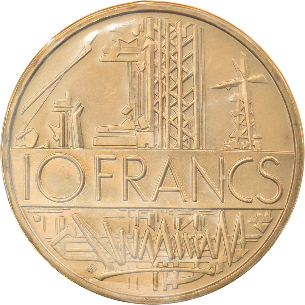 Coin, France, Mathieu, 10 Francs, 1987, Paris, FDC, MS(65-70), Nickel-brass