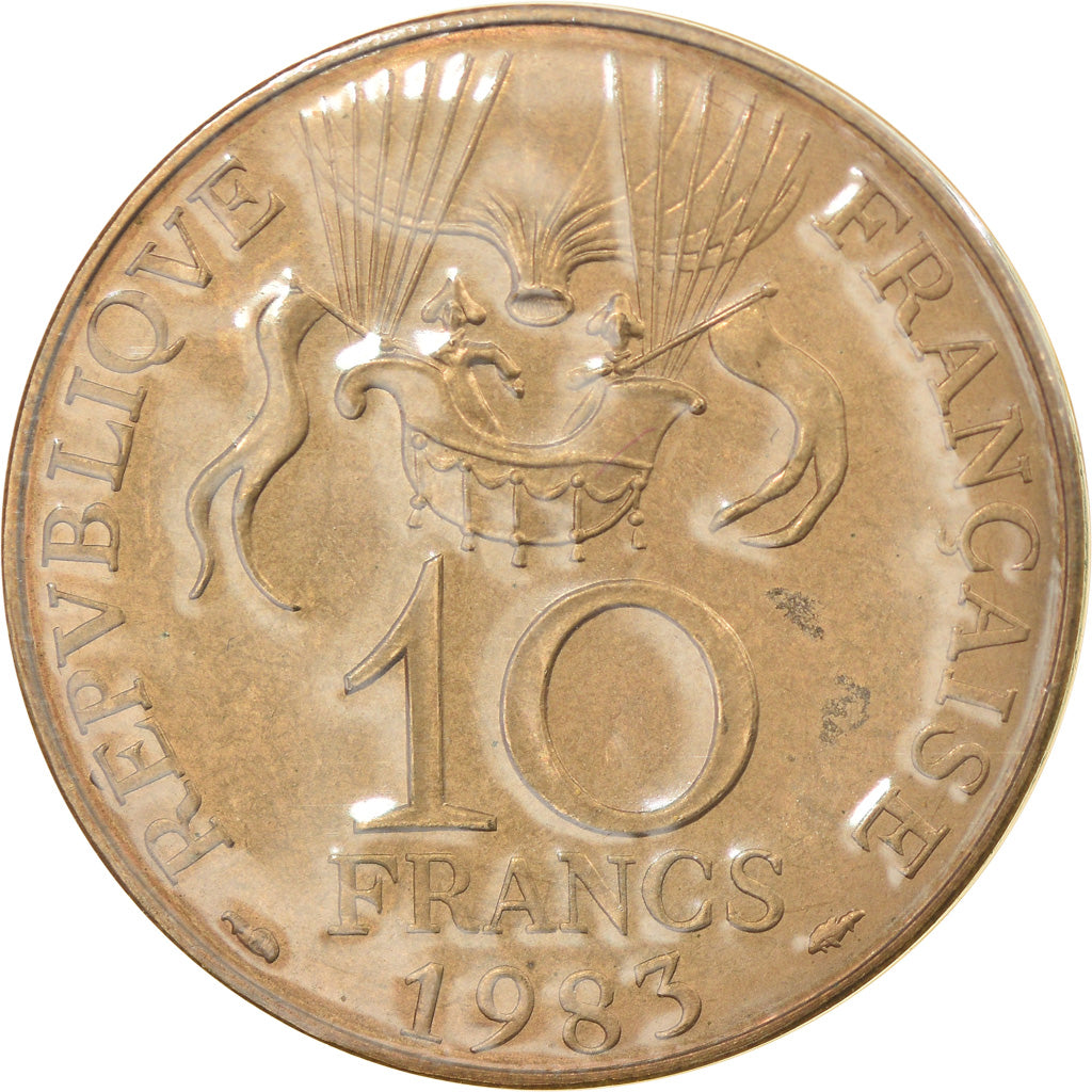 Monnaie, France, La conquête, 10 Francs, 1983, Paris, FDC, FDC, Nickel-Bronze
