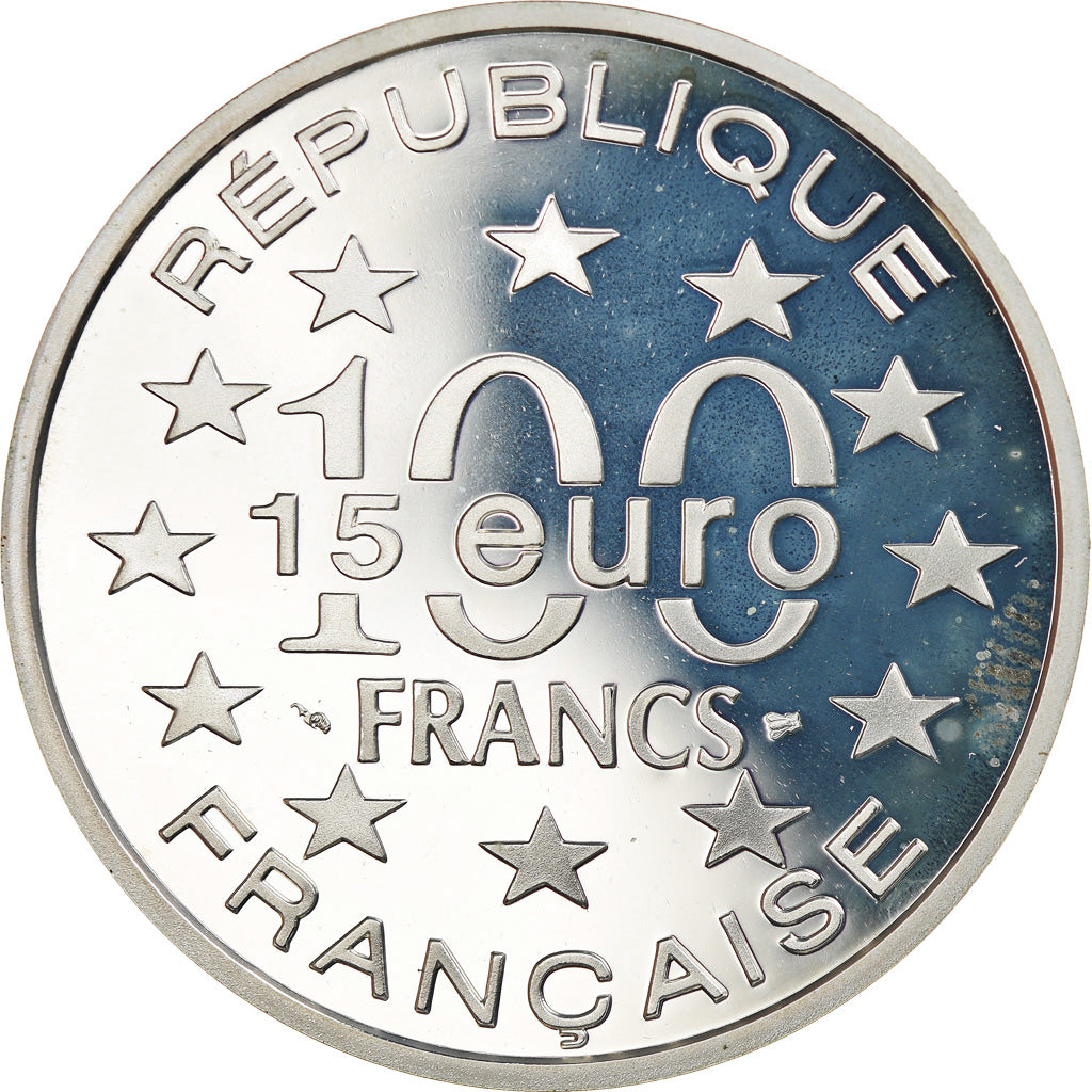 Monnaie, France, 100 Francs-15 Euro, 1997, Proof, SPL+, Argent, Gadoury:C197