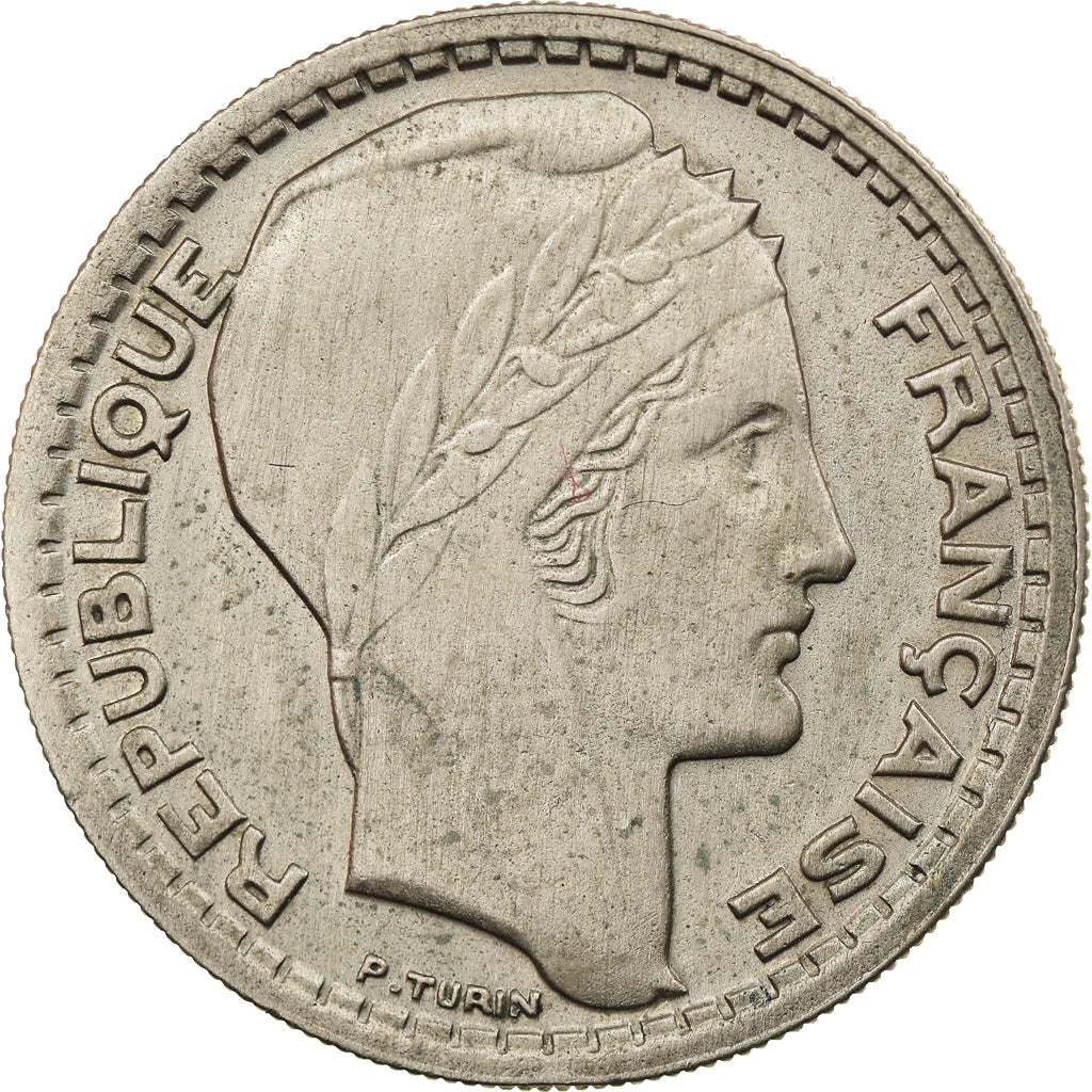 Coin, France, Turin, 10 Francs, 1945, Paris, Rameaux courts, EF(40-45)
