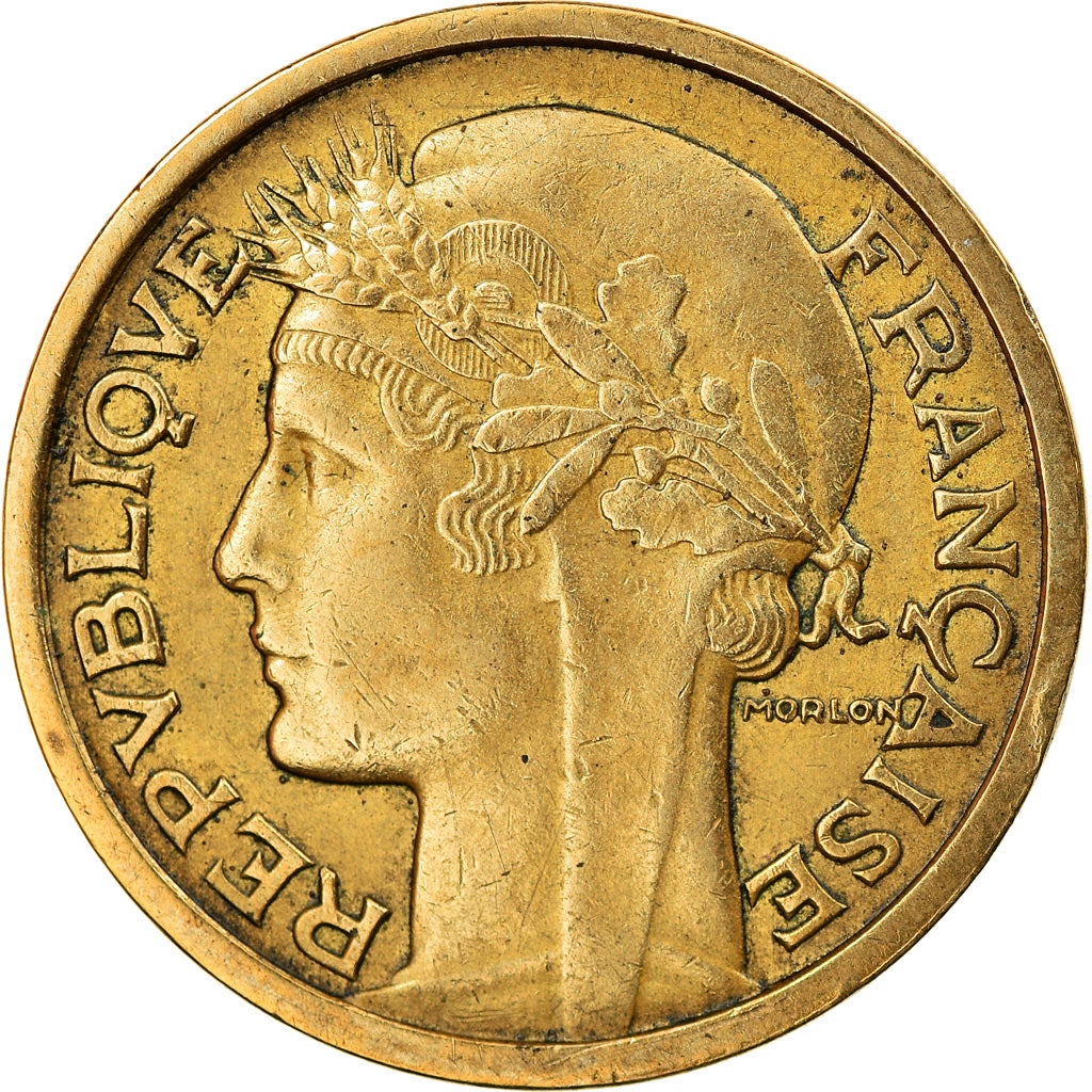 Moneta, Francia, Morlon, Franc, 1935, BB, Alluminio-bronzo, KM:885, Gadoury:470