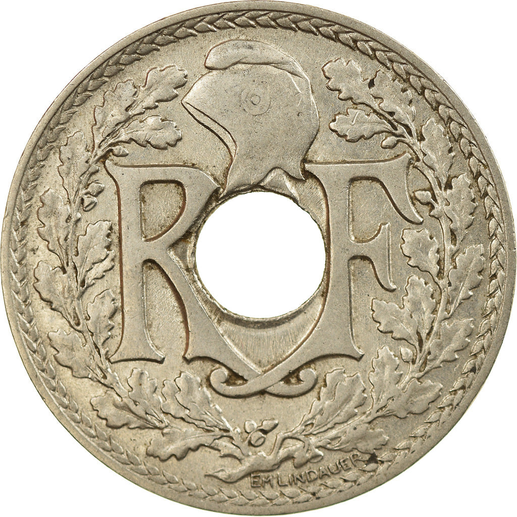 Coin, France, Lindauer, 25 Centimes, 1914, Paris, EF(40-45), Nickel, KM:867