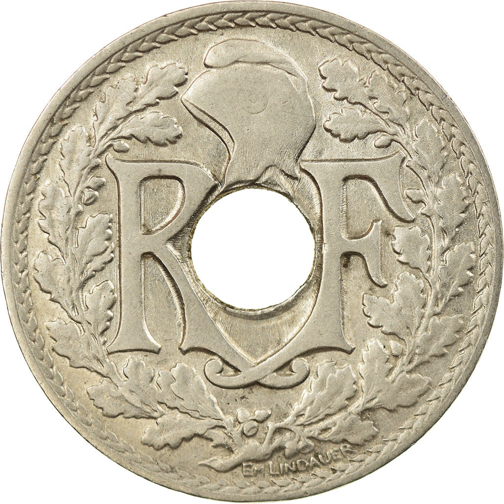 Coin, France, Lindauer, 25 Centimes, 1915, EF(40-45), Nickel, KM:867, Le