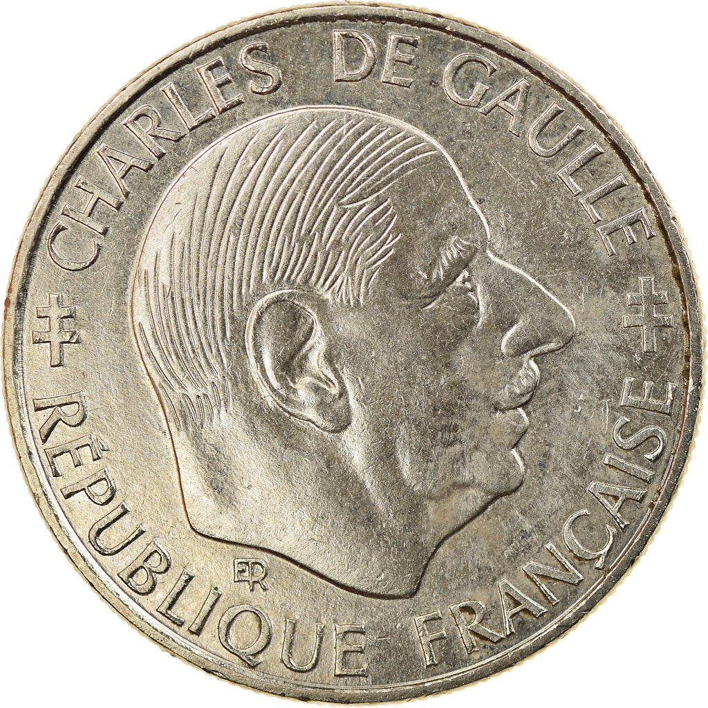 Münze, Frankreich, Charles de Gaulle, Franc, 1988, Paris, sans différents