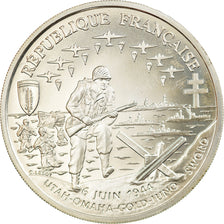Coin, France, Franc, 1993, Paris, MS(64), Silver, KM:1014
