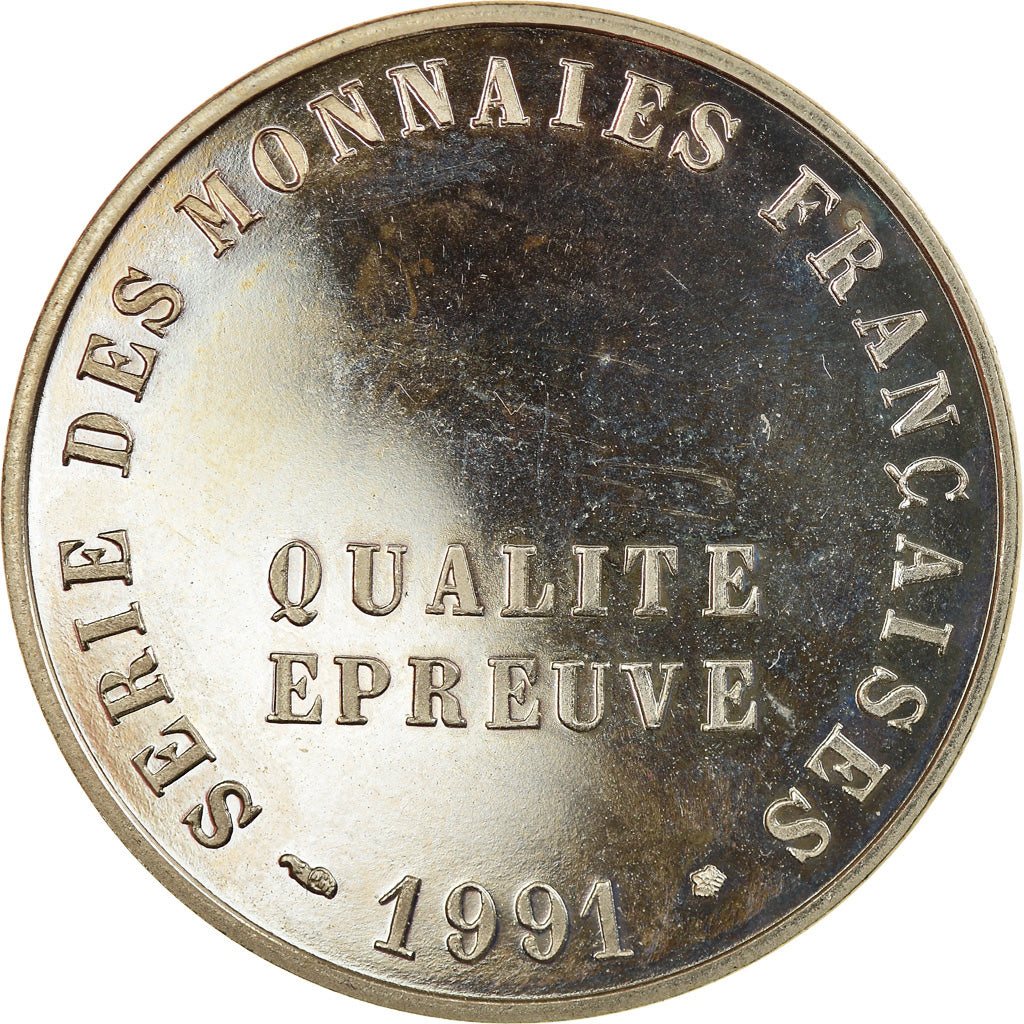 Coin, France, 100 Francs, 1991, MS(64), Nickel
