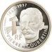 Coin, France, Pierre de Coubertin, 100 Francs, 1991, ESSAI, MS(65-70), Silver