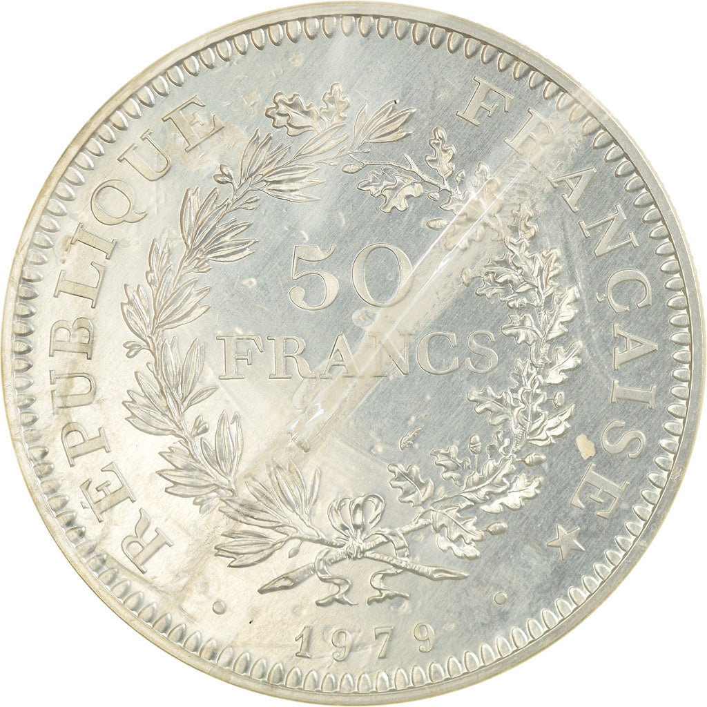 Coin, France, 50 Francs, 1979, Piéfort, MS(65-70), Silver, KM:P650