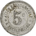 France, 5 Centimes, 1921, EF(40-45), Aluminium, Elie #20.1, 0.90