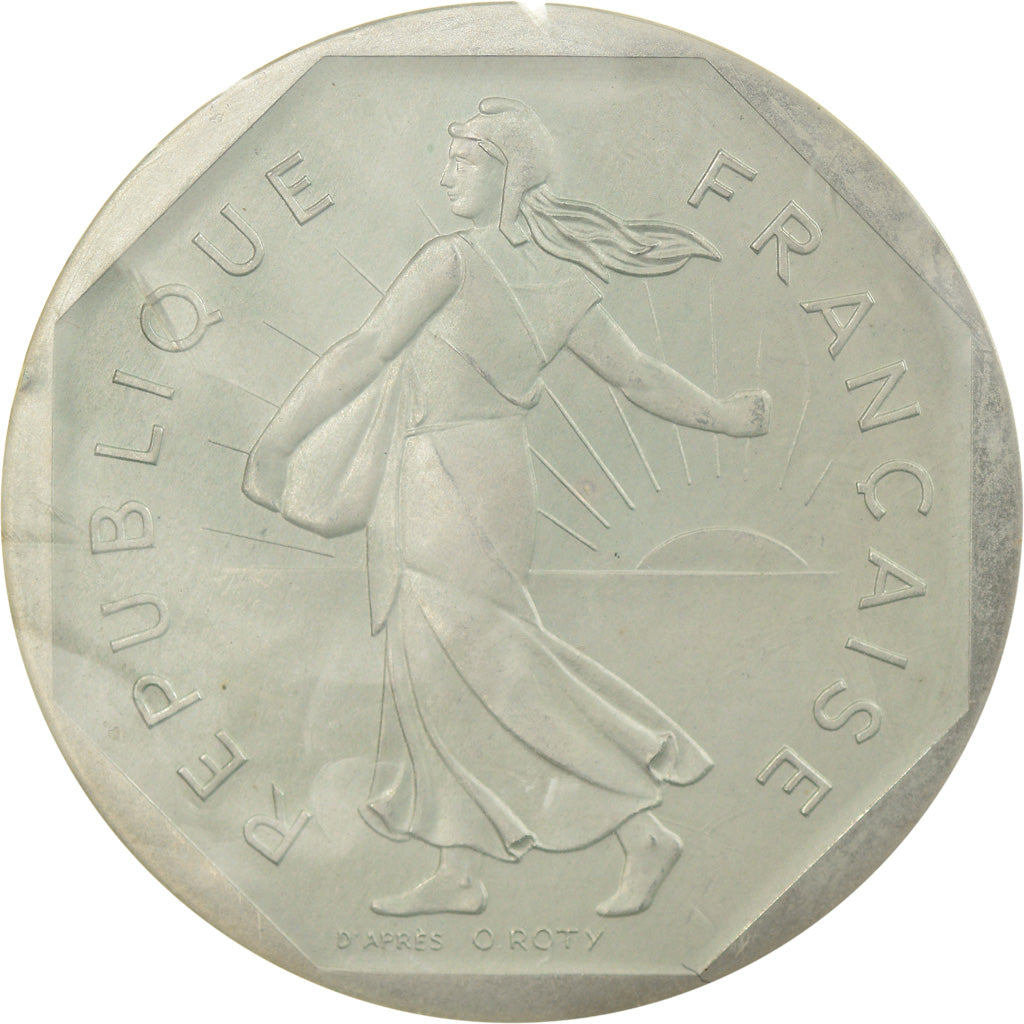 Coin, France, 2 Francs, 1979, Paris, Piéfort, MS(65-70), Silver, KM:P641