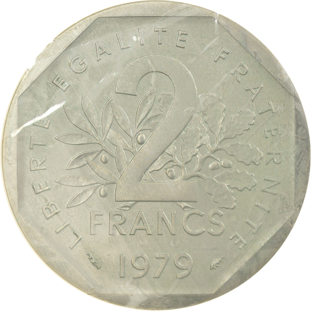 Coin, France, 2 Francs, 1979, Paris, Piéfort, MS(65-70), Silver, KM:P641