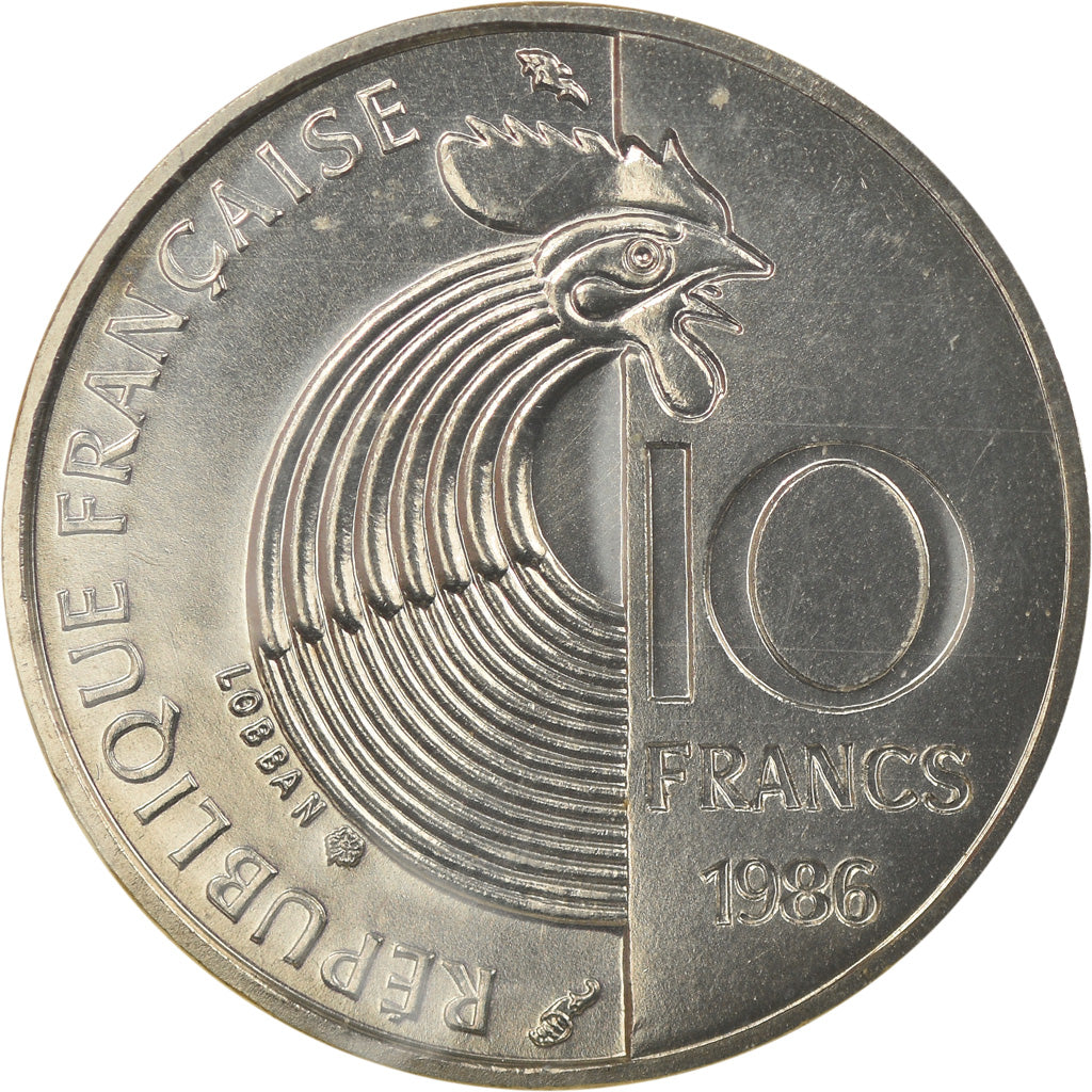 Coin, France, Schumann, 10 Francs, 1986, Paris, MS(65-70), Nickel, KM:958