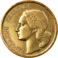 Coin, France, Guiraud, 10 Francs, 1954, Paris, EF(40-45), Aluminum-Bronze