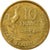 Moeda, França, Guiraud, 10 Francs, 1954, Beaumont - Le Roger, EF(40-45)