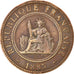 Coin, FRENCH INDO-CHINA, Cent, 1885, Paris, EF(40-45), Bronze, KM:1, Lecompte:37