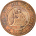 Coin, FRENCH INDO-CHINA, Cent, 1888, Paris, EF(40-45), Bronze, KM:1, Lecompte:40