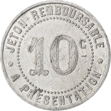 Coin, France, 10 Centimes, 1921, AU(50-53), Aluminium, Elie:20.2