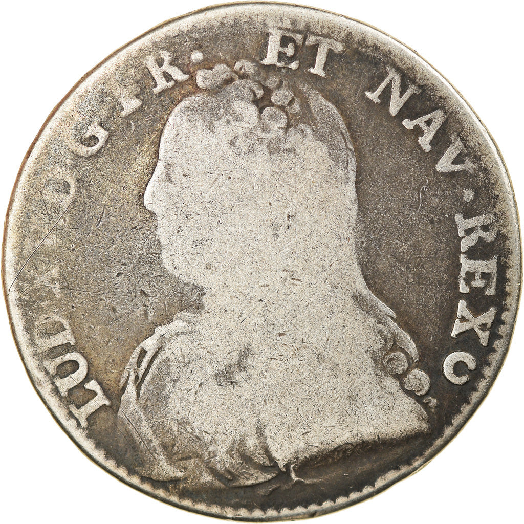 Coin, France, Louis XV, 1/2 Écu aux branches d'olivier, 1/2 ECU, 44 Sols, 1729