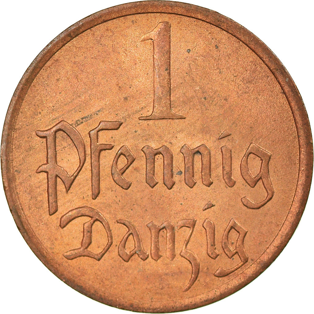 Moneta, DANZICA, Pfennig, 1937, Warsaw, SPL-, Bronzo, KM:140