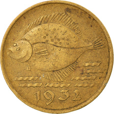 Moneta, DANZIG, 5 Pfennig, 1932, EF(40-45), Aluminium-Brąz, KM:151