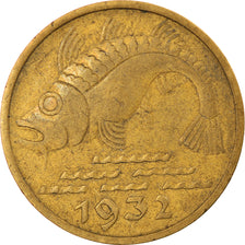 Moneda, DANZIG, 10 Pfennig, 1932, MBC, Aluminio - bronce, KM:152
