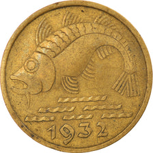 Moneda, DANZIG, 10 Pfennig, 1932, MBC, Aluminio - bronce, KM:152