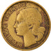 Coin, France, Guiraud, 10 Francs, 1954, Paris, EF(40-45), Aluminum-Bronze