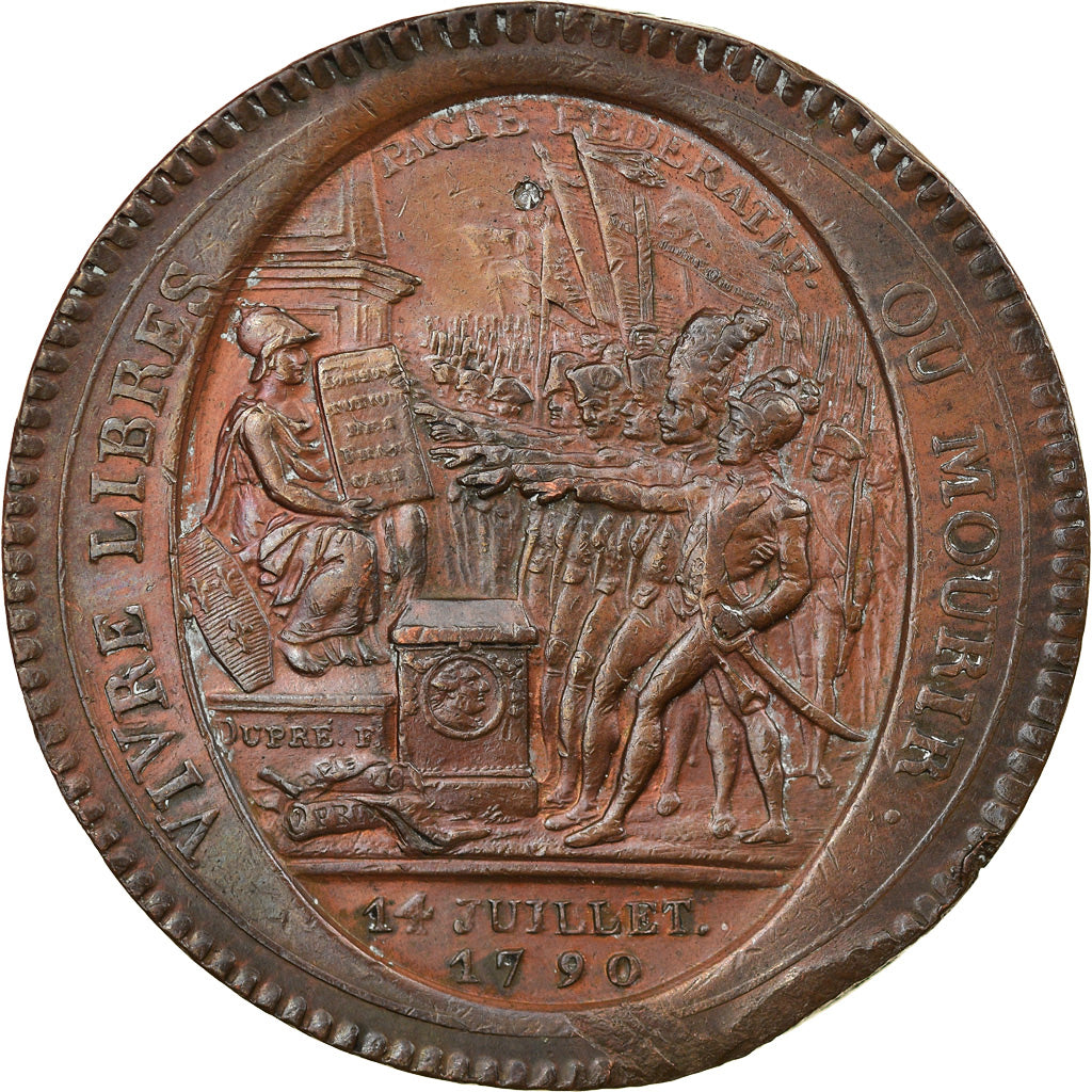 Coin, France, Monneron, 5 Sols, 1792, Paris, VF(30-35), Bronze