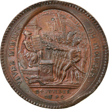 Coin, France, Monneron, 5 Sols, 1792, Paris, VF(30-35), Bronze