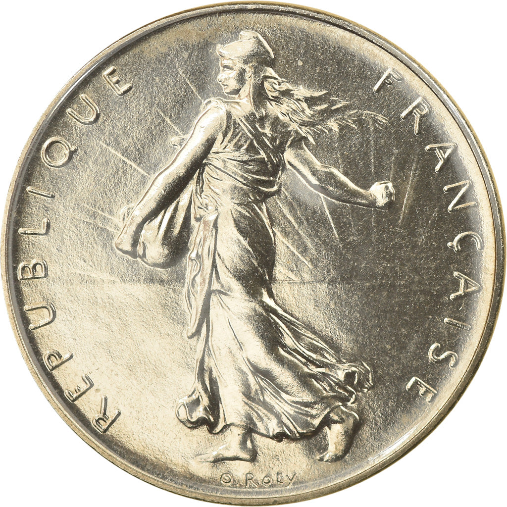 Coin, France, Semeuse, Franc, 1981, Paris, FDC, MS(65-70), Nickel, KM:925.1