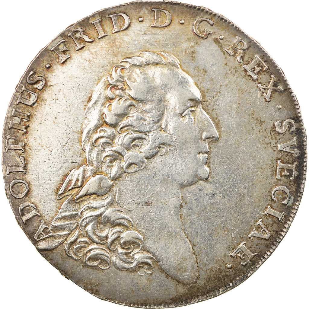 Coin, Sweden, Adolf Frederick, Riksdaler, 1770, AU(50-53), Silver, KM:505