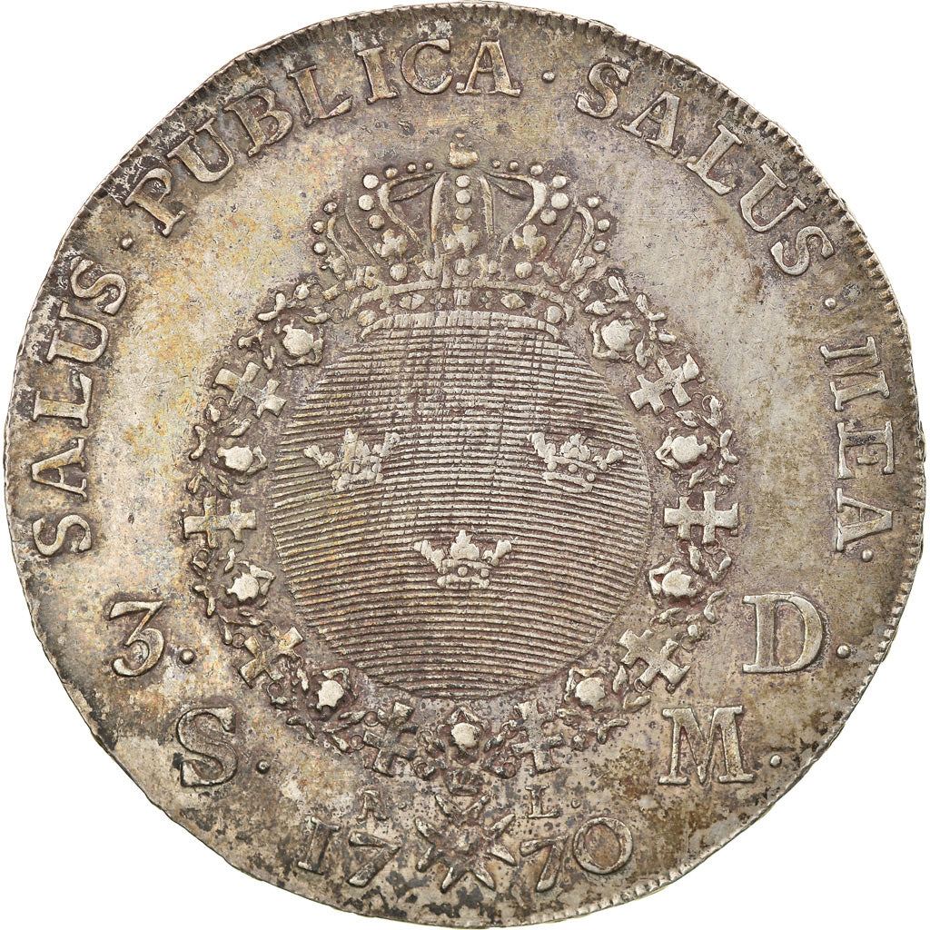 Coin, Sweden, Adolf Frederick, Riksdaler, 1770, AU(50-53), Silver, KM:505
