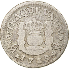 Coin, Mexico, Philip V, 1/2 Réal, 1739, Mexico City, VF(30-35), Silver, KM:65