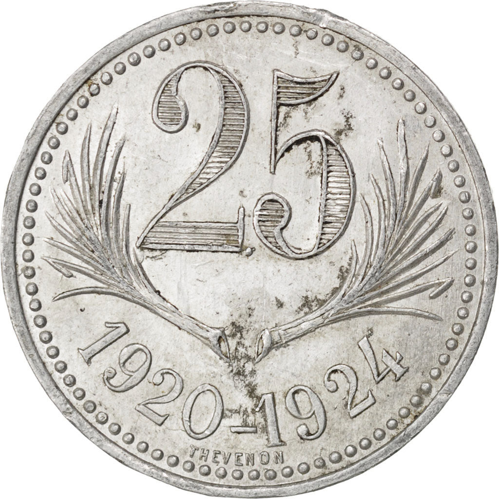 Monnaie, France, 25 Centimes, TTB+, Aluminium, Elie:15.6