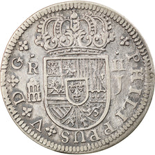 Moneda, España, Philip V, 2 Reales, 1719, Segovia, MBC, Plata, KM:297
