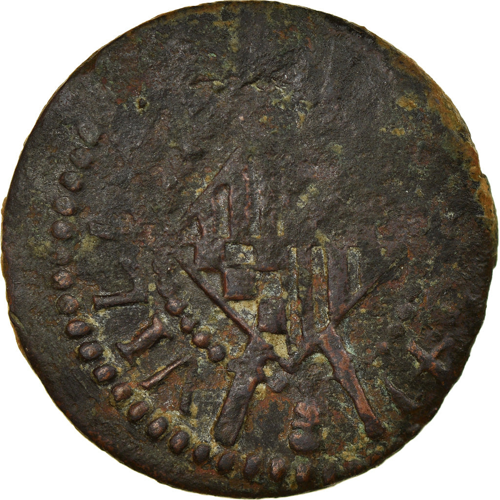 Moneda, España, CATALONIA, Louis XIII, Seiseno, 1641, Tarrega, BC+, Cobre