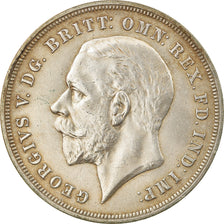 Coin, Great Britain, George V, Crown, 1935, AU(55-58), Silver, KM:842