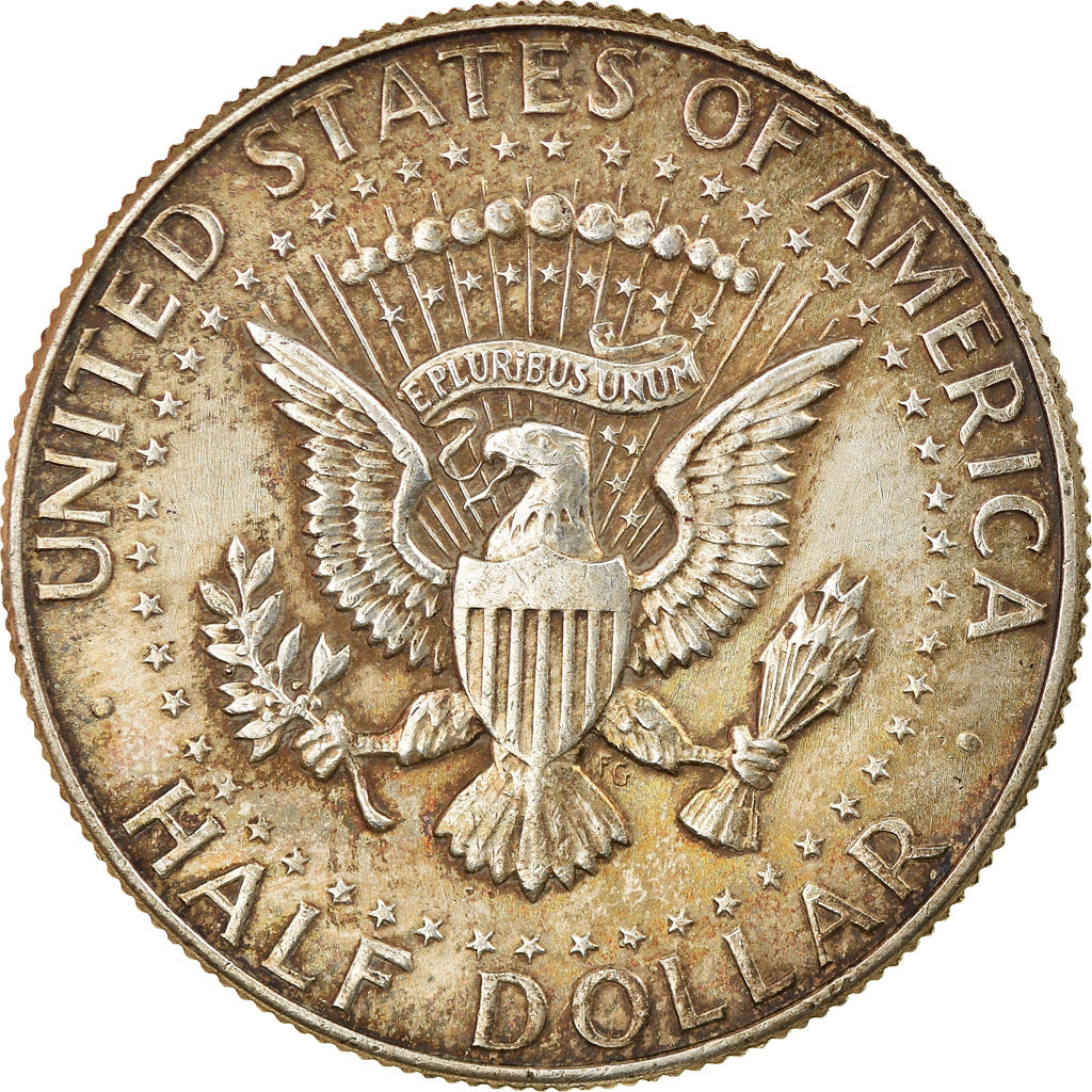 Coin, United States, Kennedy Half Dollar, Half Dollar, 1964, U.S. Mint