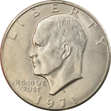 Coin, United States, Eisenhower Dollar, Dollar, 1971, U.S. Mint, Denver
