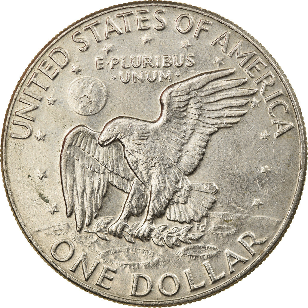 Coin, United States, Eisenhower Dollar, Dollar, 1977, U.S. Mint, Denver