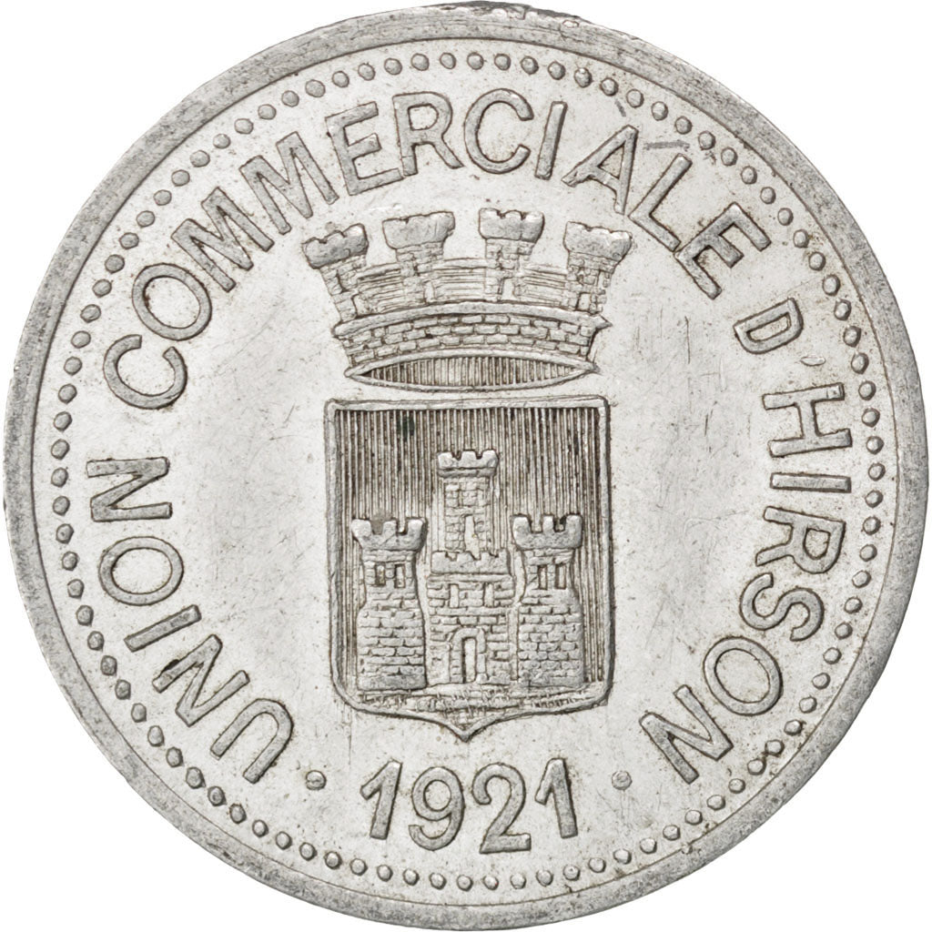 France, 10 Centimes, 1921, EF(40-45), Aluminium, Elie #10.2, 1.65