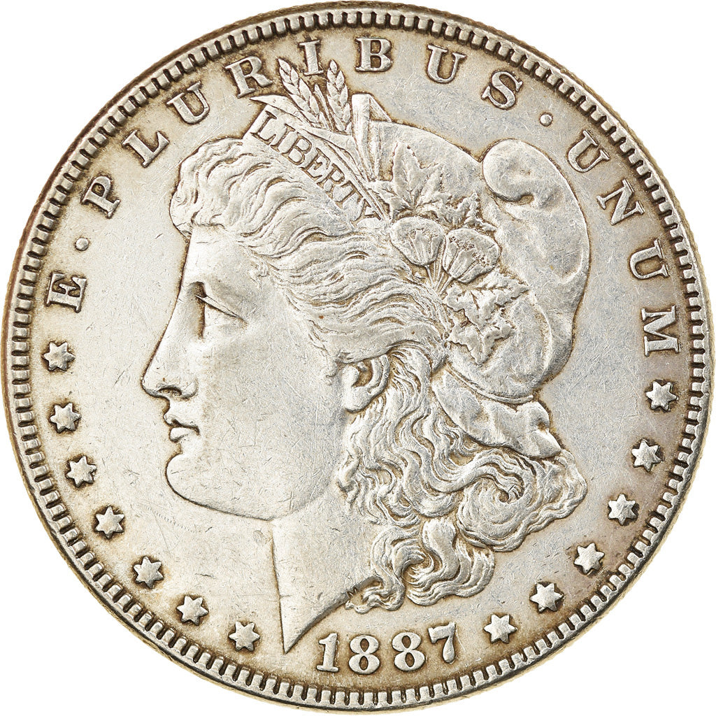 Moeda, Estados Unidos da América, Morgan Dollar, Dollar, 1887, U.S. Mint