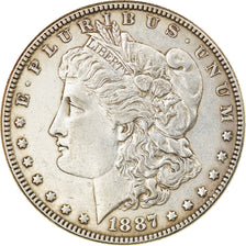 Moeda, Estados Unidos da América, Morgan Dollar, Dollar, 1887, U.S. Mint