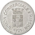 France, 10 Centimes, 1921, EF(40-45), Aluminium, Elie #10.2, 1.71