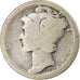 Coin, United States, Mercury Dime, Dime, 1918, U.S. Mint, San Francisco