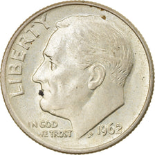 Moneta, Stati Uniti, Roosevelt Dime, Dime, 1962, U.S. Mint, Philadelphia, SPL-