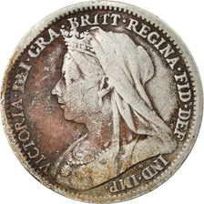 Coin, Great Britain, Victoria, 3 Pence, 1895, VF(30-35), Silver, KM:777