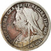 Coin, Great Britain, Victoria, 3 Pence, 1895, VF(30-35), Silver, KM:777