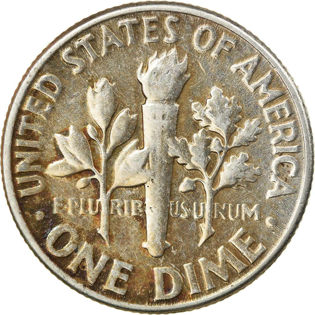 Coin, United States, Roosevelt Dime, Dime, 1957, U.S. Mint, Philadelphia